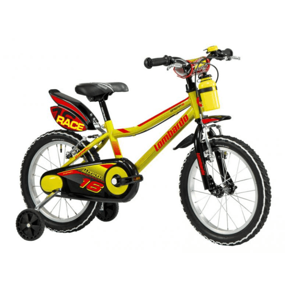 Kinderfiets BRERA 16 inch Geel-Zwart Kinderfiets BRERA 16 inch Geel-Zwart